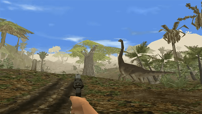 Jurassic Park: Trespasser Gameplay Screenshot